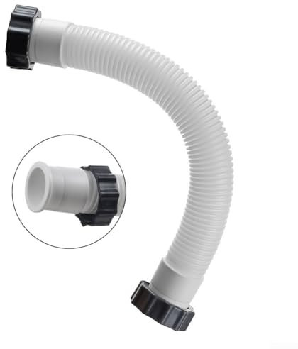Tuyau de piscine à installation rapide, convient pour pompe à filtre et filtre à sable (lot de 2)