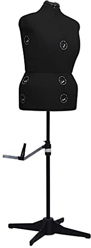 Schneiderpuppe Verstellbar Weiblich Schwarz L Größe 44-50.de