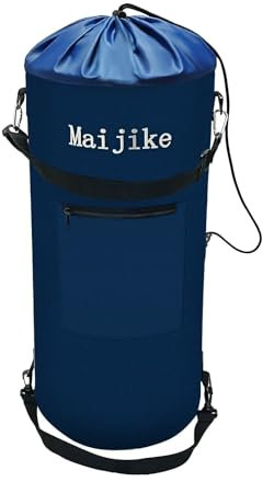 Maijike Boat Trash Can 100% Odor & Leak Resistant Boat Trash Bag with 6 Clips and Storage Pocket Reusable Boat Garbage Bins Pontoon Boat Accessories Compatible with 10-13 Gal Garbage