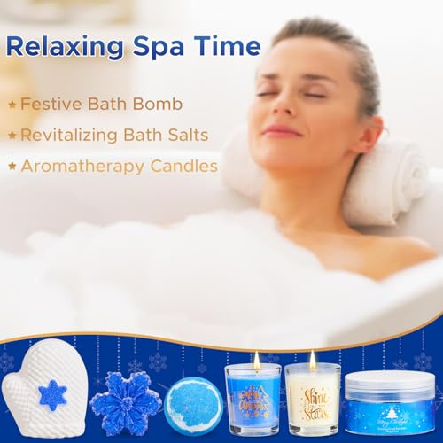 Self Care Adventskalender 2025 für Teenager, Mädchen, Erwachsene, Frauen, 24 Tage Goldschmuck, Adventskalender und entspannende Spa-Geschenke, Weihnachts-Countdown-Geschenke für Ehefrau, Freundinnen