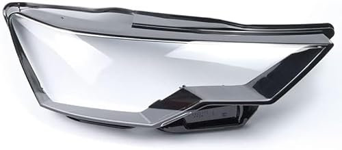 YPZJJBLD Doppelpack LED-Scheinwerfer Rahmen Abdeckung für Audi A6 A6L C8 2019-2021 2020 2022 2023 | Hochwertiger Thermoplast mit Anti-Scratch Coating & Staubschut,A-Left