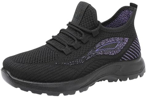 Meine bestellungen, Sneaker Damen Leicht und Bequem Ergonomischer Laufschuhe rutschfest Orthopädische Turnschuhe Walkingschuhe Atmungsaktiv Sportschuhe