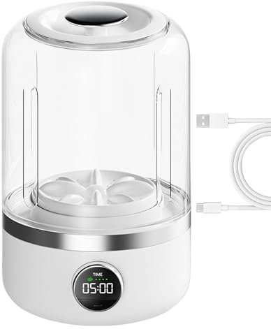 SVCEQZE Lavadora de ropa portátil, lavadora de ropa interior,Lavadora panty - Modos de limpieza doble portátil Lavadora de ropa interior silenciosa para un apartamento de viaje Dormitorio