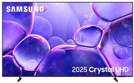 Samsung 75 U8000F, Crystal Processor 4K, 4K Upscaling, Q-Symphony, Knox Security, Metal Stream Design, 2025