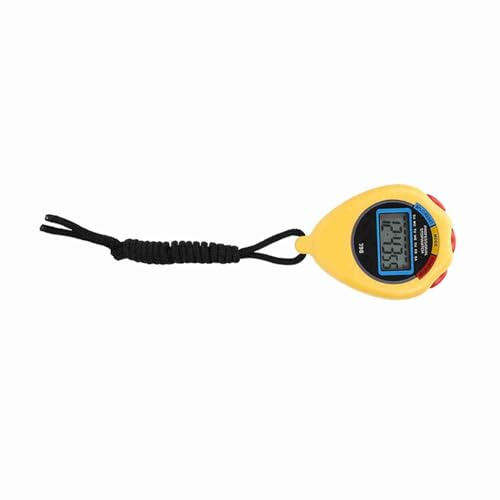 TOPINCN Stoppuhr-Timer, Professionelle Sport-Stoppuhr für Rennen/Laufen/Schwimmen, Geeignet für Schule/Sporttreffen/Fitnessstudio – Langlebiges Material (Yellow)