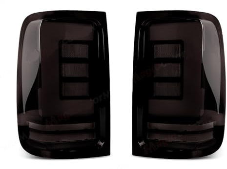 ZPMPGOLOZB Für VW Für Amarok V6 2008-2022 Schlusslicht Rückleuchte Ersatzzubehör Auto Rücklicht(Black)