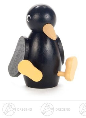 Rudolphs Schatzkiste Spielzeug Stimmungsvogel Rabe Höhe ca 5,5 cm NEU Erzgebirge Holzvogel Holztier