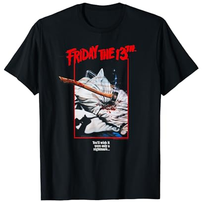 Warner Bros. Unisex-Erwachsene Horror-Film-Merchandise-Klassisch Schwarz S T-Shirt