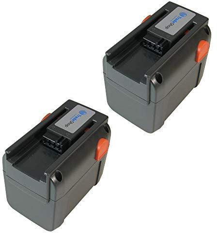 2X Trade-Shop Premium Li-Ion Ersatz Akku 18V / 4000mAh kompatibel mit Gardena Heckenschere Easycut 50-Li 8873, Highcut 48-Li 8882, AccuJet 9333-20 8865