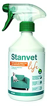Stangest Spray Life | Spray Repelente de Insectos para Perros, Gatos y Hogar | Repelente Pulgas, Mosquitos, Garrapatas, Ácaros | Acaba con Malos Olores | 500 ml