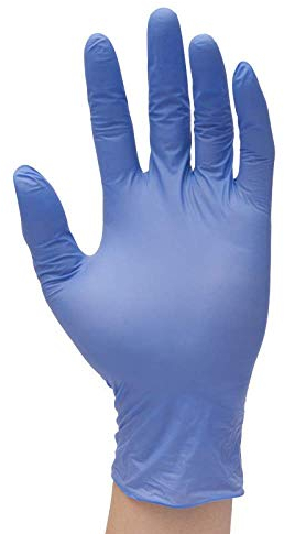 Uso medico, medico, in nitrile, monouso, di qualità alimentare, colore viola, blu, 200 pezzi