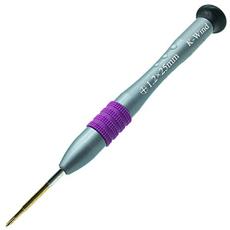 Präzisions-Phillips-Schraubendreher, 1.2 mm, #000 PH000 für Kreuzschlitzschraube, rutschfester Griff, magnetischer S2-Stahlkopf, drehbare Kappe, Reparaturwerkzeug für iPhone, iWatch, Handy, Laptop