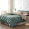 Boqingzhu Bettwäsche 135x200cm Grün Braun Taupe Uni Wende Bettwäsche Set Microfaser Bettbezug mit Reißverschluss und Kissenbezug 80x80cm