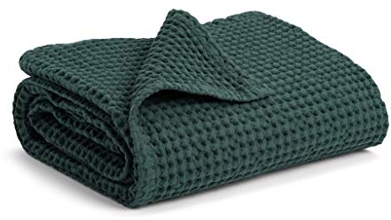 Simka Rose Waffel Babydecke -Warme Babydecken für Mädchen & Jungen Unisex 100% Baumwolle- Kinderwagen Decken für Babys Winter, Empfangen Baby Swaddle Decke und Muslin Quilt Neugeborenen weichen Decke