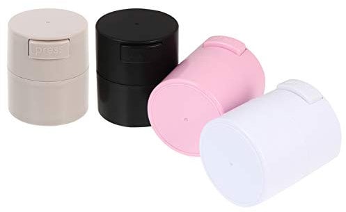 4pcs Eyelash Glue Storage Tank Lash Glue Cup Eyelash Glue Jar Eyelash Sealed Jar Cosmetic Storage Tank Eyelash Extension Glue Case Eyelash Glue Case Active Hard Plastic Storage Box
