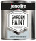 JENOLITE Garden Paint Chalky Duck Egg Blue - Ideal for Garden Furniture & Ornaments - use on wood, metal, plastic, stone, ceramic - 1 Litre (BS 16C33)
