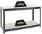 PROREGAL Banco da lavoro regolabile in altezza DINO | AxLxP 90x160x60cm | Portata 600 kg | Grigio