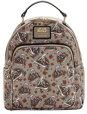 Loungefly Star Wars Ahsoka Tano I Am No Jedi Womens Double Strap Shoulder Bag Purse, Multi
