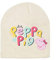 Sun City Peppa Wutz Pig Kinder Mädchen Winter-Mütze Beanie-Mütze, Farbe:Weiß, Größe:52