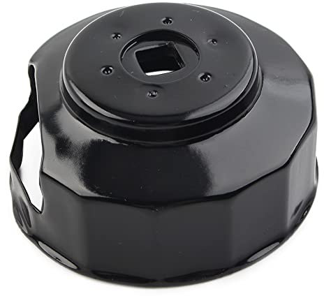 FSFY Moto Heavy Duty 14 Flauto Chiave per Filtro Olio 76mm Flauto Tappo Terminale Stile 3/8 Square Drive per Harley Breakout