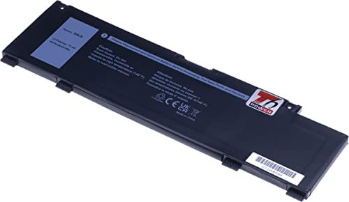 Batterie T6 Power pour Dell G3 15 3500, Li-Poly, 11,4 V, 4470 mAh (51 Wh), noir
