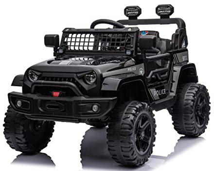 Auto Macchina Elettrica per Bambini 12V Ford Bronco Raptor con cinture di sicurezza a 3 Punti Telecomandata Nero