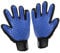 murr Silicone Cat Grooming Glove | Deshedding Brush for Cats | Dog Grooming Glove | Cat Gloves | Animal Hair Remover | Rabbit Grooming Glove | Blue