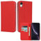ELTEKER iPhone XR Mobile Phone Case [Genuine Leather] Flip Case with Card Slot, Protective Leather Case for iPhone XR Red
