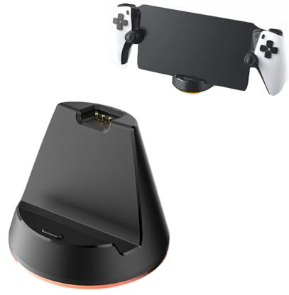 ZLiT for Sony Playstation Portal Charging Dock,Portable Charging Dock Station for Sony Playstation Portal Game Console Charger Dock Base with Type C Plug (1)