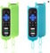 2 Pack Glow-in-the-Dark Silicone Remote Cover for Roku TV, Anti-Slip Case Compatible with Roku 2-4/Express/Premiere/Streaming Stick/Ultra RC280, Soft Grip Skin (Glow Green +Glow Blue)