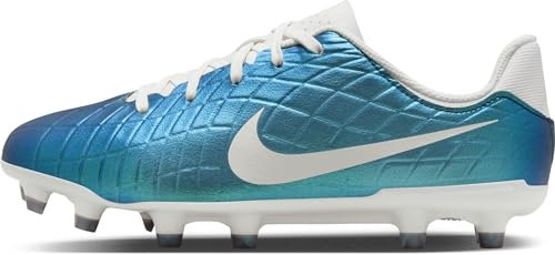 NIKE Jr Legend 10 Academy FG/MG, fútbol, Dk Atómico Teal Sail, 33 EU