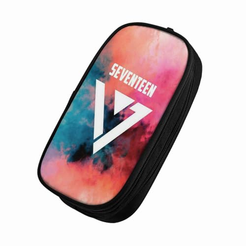 Otsyunc Uanaknmdhf Owjqyoxmgd Federmäppchen Große Kapazität Federtaschen [Design-4165] Mäppchen mit Reißverschluss Make-up Tasche