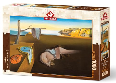 Dv Decovieno 1000 Teile Puzzle, Die Ausdauer der Erinnerung, Salvador Dali, Kunst, Surreale Kunst, 68 cm x 48 cm, Karton, 1 Set, 1 Stück, 1000 Teile, 1 Puzzle, Erwachsene