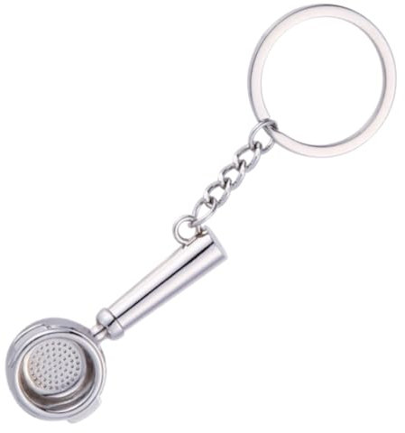 Keychain Coffee Keyring Barista Measuring Spoon Key Chain YX-340 Silver, Yx-340 Silver, S