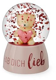 Schneekugel Glitzerkugel Geschenk Themen: Tierwelt - Happy Birthday (Teddy - 7003891)