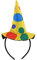 KBOLAE Gepunktetes Clownmütze, Haarreif, Narr, Kostüm, Verkleidung #2, Stil 03