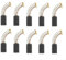 Lot de 10 balais de charbon pour marteau perforateur DH24PX, DH24PC3, DH24PB, DH24PF, DH26PX