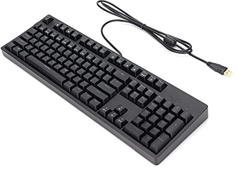 BONKZEBU 104 Keys Ergonomic Gaming Keyboard Durable Computer Accessories for 2000/xp/7/8/10, USB2.0 Wired PC Keyboard for Game Enthusiasts