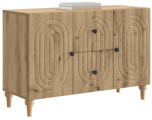 vidaXL TV-Schränk Artisan-Eiche 89 x 34,5 x 60 cm Holzwerkstoff, Wohnzimmer, moderner Sideboard, rechteckige Aufbewahrung, vielseitiger Mediamöbel, praktischer Konsole