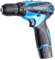 KATSU Cordless Drill Driver 12V, Electric Power Screwdriver 10mm Keyless Chuck, 2 Gear Speed, LED Light and 2 X 1.5Ah Battery Included, Ideal for Home DIY Tasks 102378
