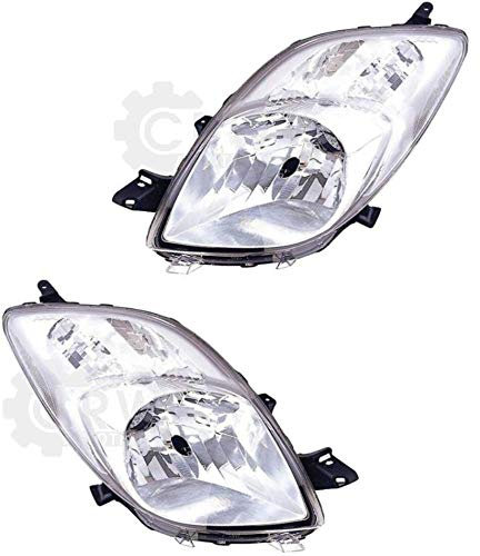Halogen Scheinwerfer Set für Yaris 01.06-05.09 H4 ohne Motor