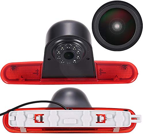 18mm Linse Top Qualität Auto Bremsleuchte Rückfahrkamera für FIAT Doblo 263 Van (2010-heute) / Opel Combo (2011-2018) (Neuer Gegenstand: Winkel und Abstand einstellbar)
