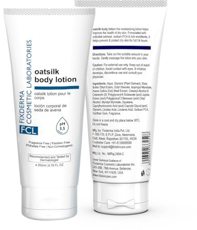 Fixderma FCL Bio Retinol Bodylotion, Körperlotion für alternde Haut, Keratosis Pilaris Körperbehandlung, Behandlung von rauer und unebener Haut, Schlaffe Haut & gebräunte Haut Körperlotion, 200 ml
