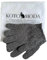 Kotomoda Sphynx Gants exfoliants en bambou carbonisé pour le bain et la douche
