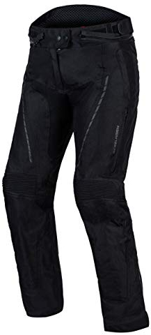 REBELHORN Hiker III Lady Pantaloni Moto in Tessuto per Donna Protezioni Ginocchia a Membrana Pannelli Antiscivolo Elementi Riflettenti 4 Canali di Ventilazione 2 Tasche
