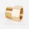 Lnanqing-Brass Adapter Copper M/F 1/8,1/4,3/8,1/2 Male To Female Threaded Brass Coupler Adapter Brass Pipe Fitting, Garden Hose Connector (Thread Specification : 03 F x 01 M)