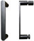Nes Home Round Matte Black 160 Mm Shower Door Handle 145 Mm Hole to Hole Centre
