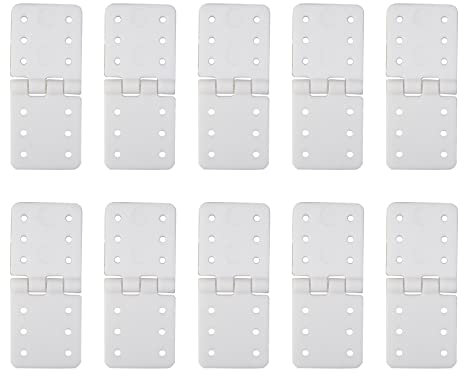 Crapyt Pinned Airplane Hinge Wing Fixing Small 10 PCS for RC Airplane Replacement Plane Part Accessories