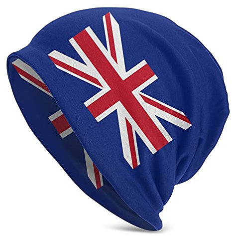 Union Jack UK Flag Dünne Strickmützen für Herren und Damen, gestrickte Hedging-Mützen