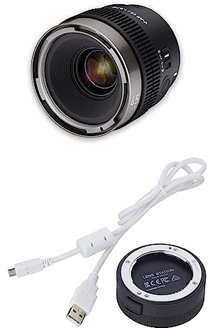 Samyang V-AF 45mm T1,9 FE für Sony E + Lens Station, Videoobjektiv, Auto Fokus Objektiv, Cine Lens 8K Unterstützung, Anamorphic kompatibel